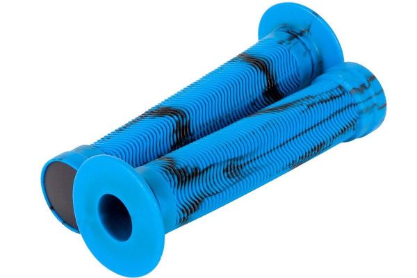 Грипсы STG 150 мм, черные/синий